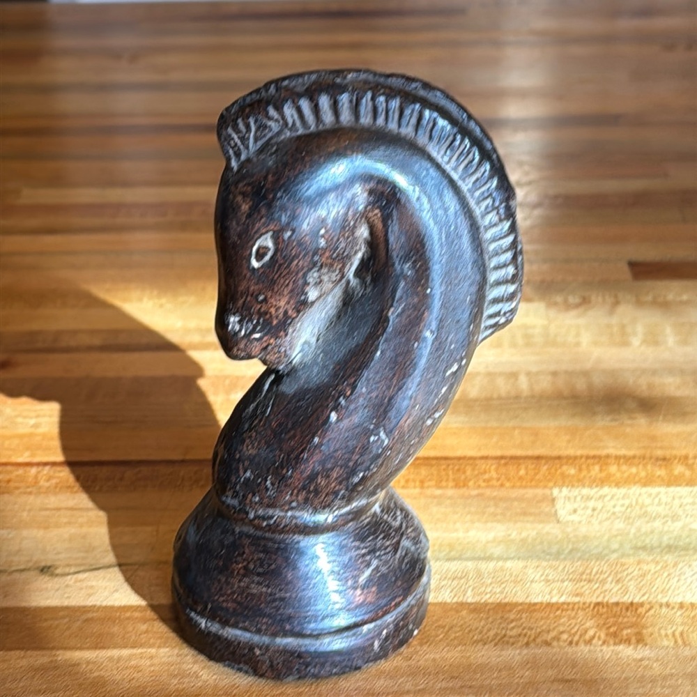 Wooden Horse Head